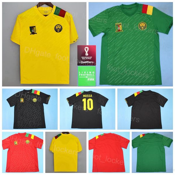 2022 qatar world cup cameroon soccer 12 karl toko ekambi jerseys eric maxim choupo-moting etoo ambroise oyongo 10 vincent aboubakar football, Black;yellow
2022 qatar world cup cameroon soccer 12 karl toko ekambi jerseys eric maxim choupo-moting etoo ambroise oyongo 10 vincent aboubakar football, Black;yellow