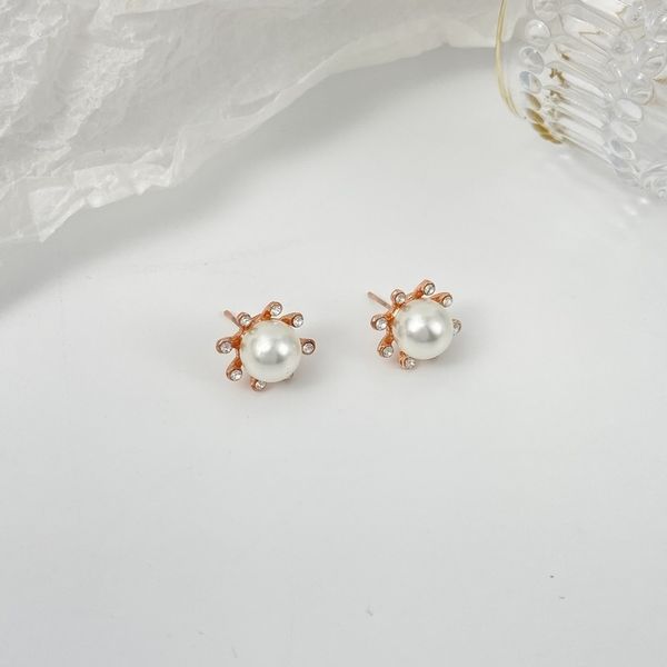 cute pearl rhinestone stud earrings for women piercing jewelry crystal zircon ear ring korean fashion wedding party accessories, Golden
cute pearl rhinestone stud earrings for women piercing jewelry crystal zircon ear ring korean fashion wedding party accessories, Golden