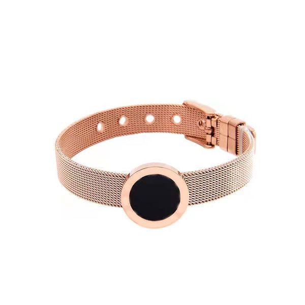 classic design roman round bracelet bangle hip hop men's and women's titanium steel non fading rose gold bracelet, Black
classic design roman round bracelet bangle hip hop men's and women's titanium steel non fading rose gold bracelet, Black