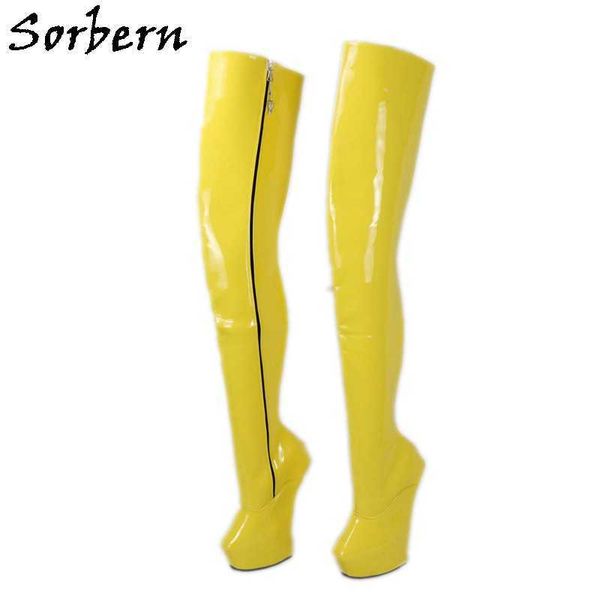 sorbern hard shaft boots crotch thigh high women thick platform heelless lockable zipper fetish horse boot long custom color, Black
sorbern hard shaft boots crotch thigh high women thick platform heelless lockable zipper fetish horse boot long custom color, Black