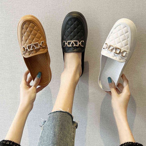 fashion trend lazy slippers korean style outer wear foreign semi baotou soft and comfortable heel women's, Black
fashion trend lazy slippers korean style outer wear foreign semi baotou soft and comfortable heel women's, Black