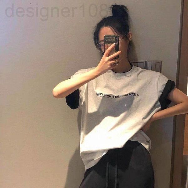 women's t-shirt designer aw dawangjia 22 spring and summer new trend contrast color baida short sleeve t-shirt ins fashion design fake, White
women's t-shirt designer aw dawangjia 22 spring and summer new trend contrast color baida short sleeve t-shirt ins fashion design fake, White