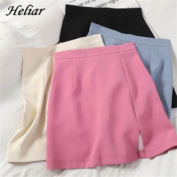 heliar spring women skirts preppy style aline highwaist split mini skirts women solid elegant casual ol skirts for women 220701, Black
heliar spring women skirts preppy style aline highwaist split mini skirts women solid elegant casual ol skirts for women 220701, Black