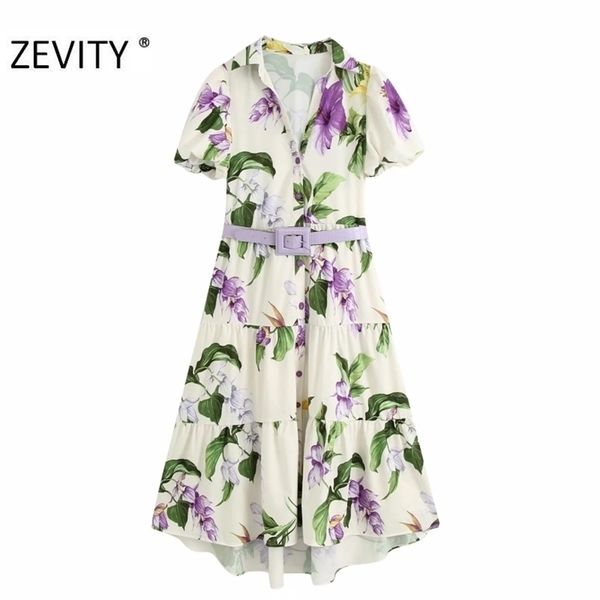 zevity women autumn flower print sashes shirt dress female lantern sleeve pleat irregular hem vestido chic casual dresses 210322, Black;gray
zevity women autumn flower print sashes shirt dress female lantern sleeve pleat irregular hem vestido chic casual dresses 210322, Black;gray