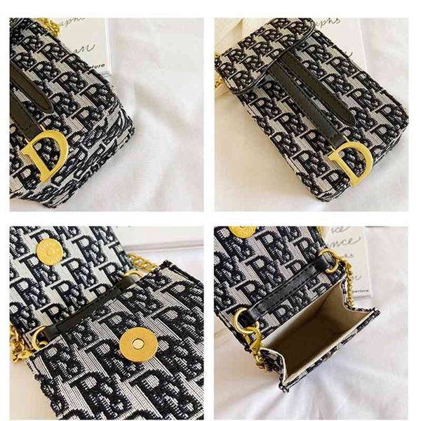 vertical mobile phone bag women new versatile chain messenger mini canvas summer bags