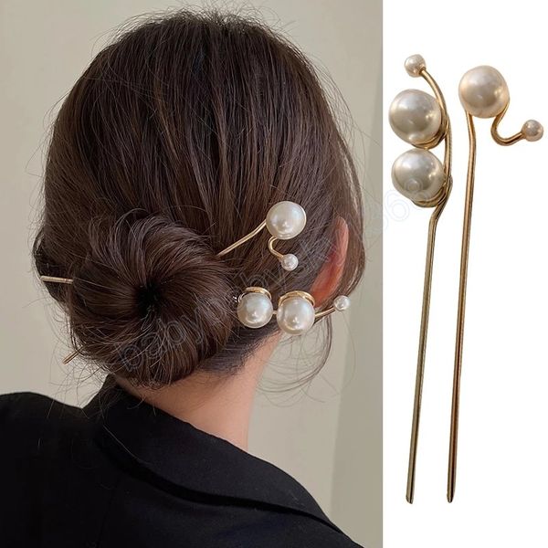elegant pearl hair sticks chinese style hairpin vintage metal chopstick wedding hair jewelry accessories, Slivery;white
elegant pearl hair sticks chinese style hairpin vintage metal chopstick wedding hair jewelry accessories, Slivery;white