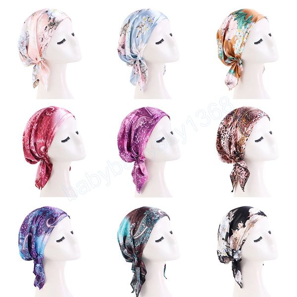 satin turban for women pre-tied fashion printed flowers headband cap muslim head scarf soft to wear ladies hair loss cover, Yellow
satin turban for women pre-tied fashion printed flowers headband cap muslim head scarf soft to wear ladies hair loss cover, Yellow