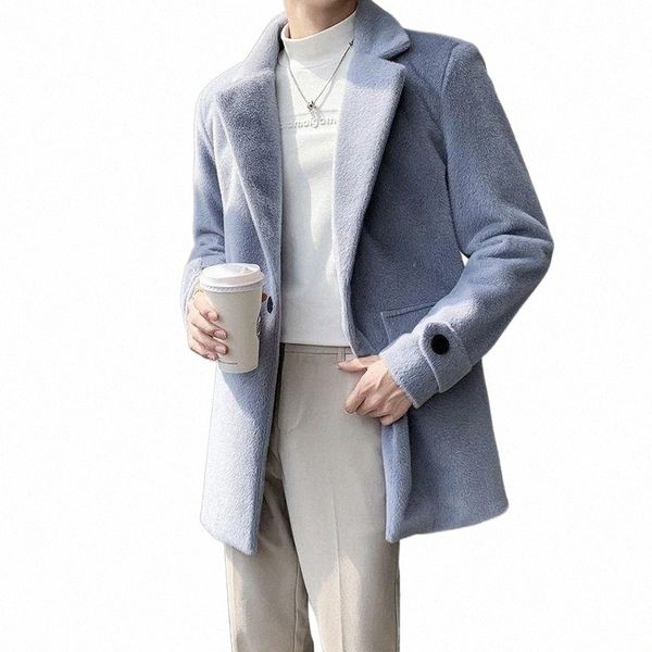 men's wool & blends korean jacket men blend trench coat long imitation mink autumn winter 2021 streetwear windbreaker abrigo largo homb, Black
men's wool & blends korean jacket men blend trench coat long imitation mink autumn winter 2021 streetwear windbreaker abrigo largo homb, Black