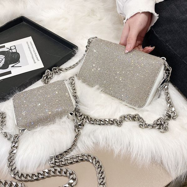 flash diamond inlaid small square bag female new thick chain fashion versatile single shoulder ladies bags crossbody handbags
flash diamond inlaid small square bag female new thick chain fashion versatile single shoulder ladies bags crossbody handbags