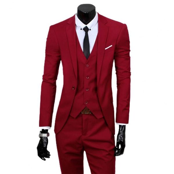 men's tracksuits pcs/set business suit 3 piece set slim fit zipper solid color men formal evening prom turn-down collar wedding setmen&, Gray
men's tracksuits pcs/set business suit 3 piece set slim fit zipper solid color men formal evening prom turn-down collar wedding setmen&, Gray