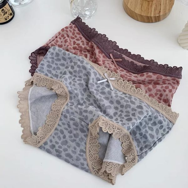 women's panties meizz french style pure leopard print cotton mid waist briefs seamless cotton antibacterial crotch underwear womens lar, Black;pink
women's panties meizz french style pure leopard print cotton mid waist briefs seamless cotton antibacterial crotch underwear womens lar, Black;pink