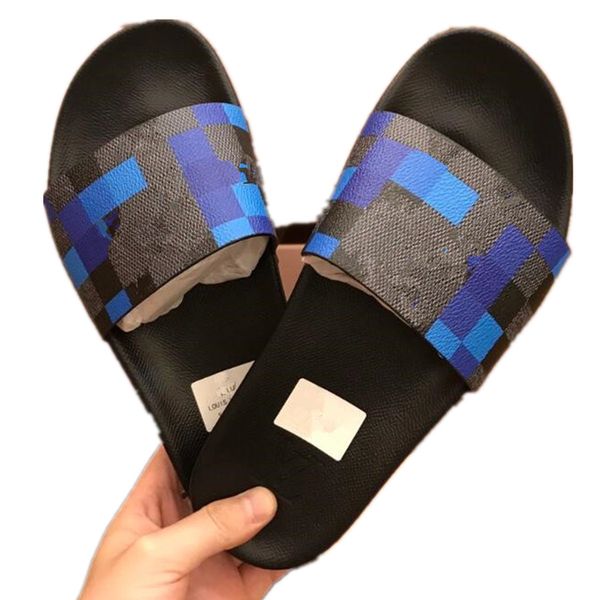 classic lattic couples slippers designer flat non-slip sandals men's and women's flip-flops luxury brand beach shoes blue large pl, Black
classic lattic couples slippers designer flat non-slip sandals men's and women's flip-flops luxury brand beach shoes blue large pl, Black