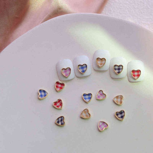 10pcs nail art rhinestones 7.5x7.5mm plaid heart nail art design meta nail art decorations stickers for manicure gel polish y220408, Black
10pcs nail art rhinestones 7.5x7.5mm plaid heart nail art design meta nail art decorations stickers for manicure gel polish y220408, Black