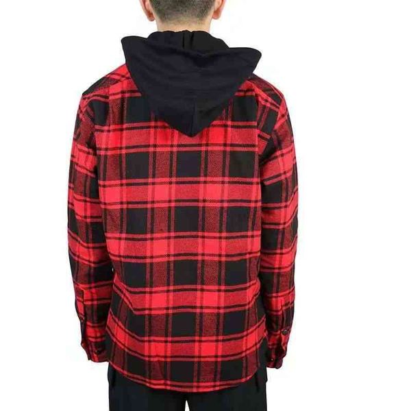 ins selling men's and women's casual shirts off 22 white plaid logo embroidery hooded jacket couple hip hop long sleeve sweatshirt, White;black
ins selling men's and women's casual shirts off 22 white plaid logo embroidery hooded jacket couple hip hop long sleeve sweatshirt, White;black
