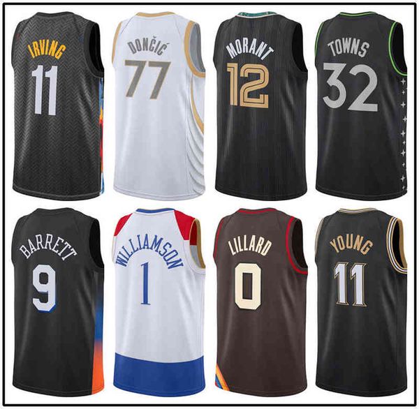 city basketball jersey edition doncic young luka trae irving morant kyrie towns karl-anthony zion barrett lillard rj damian blue white, Black
city basketball jersey edition doncic young luka trae irving morant kyrie towns karl-anthony zion barrett lillard rj damian blue white, Black
