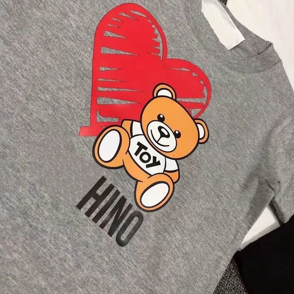 kids designer clothes childrens t-shirts boys clothes short sleeve baby shirt family matching with letters bear red heart 100% cotton 80-150, Blue
kids designer clothes childrens t-shirts boys clothes short sleeve baby shirt family matching with letters bear red heart 100% cotton 80-150, Blue