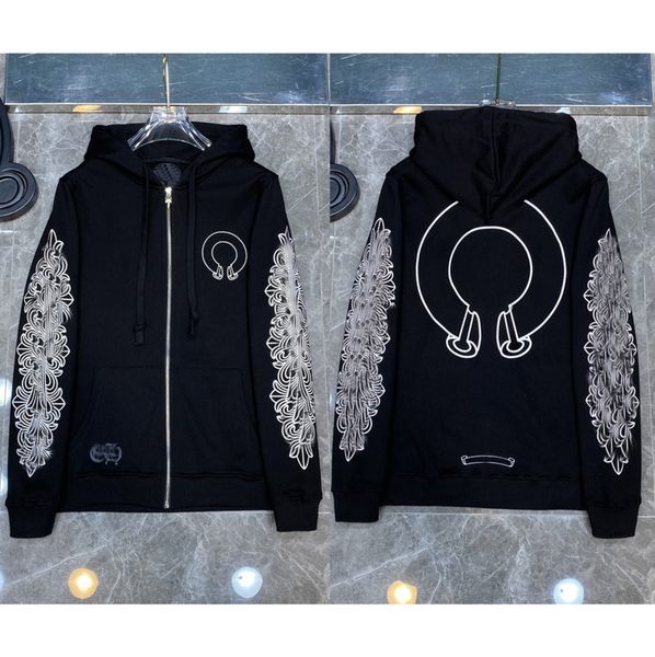 designer fashion men's jackets brand luxury zipper sweatshirts horseshoe cross print ch hoodies men women coat casual pullover loose h, Black;brown
designer fashion men's jackets brand luxury zipper sweatshirts horseshoe cross print ch hoodies men women coat casual pullover loose h, Black;brown