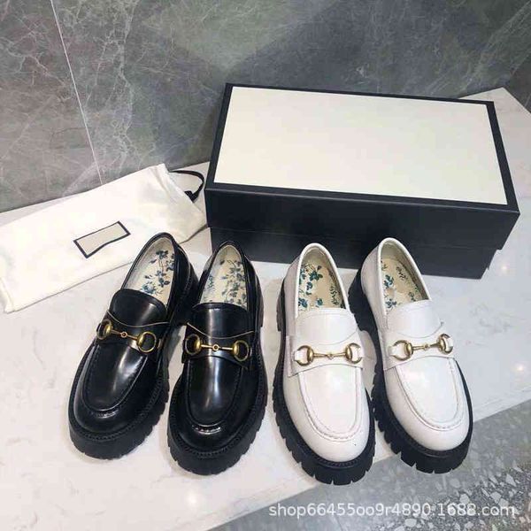 dress shoes double g carrefour shoes female golden bee leather single horse rank buckle british style pea thick bottom heel small, Black
dress shoes double g carrefour shoes female golden bee leather single horse rank buckle british style pea thick bottom heel small, Black