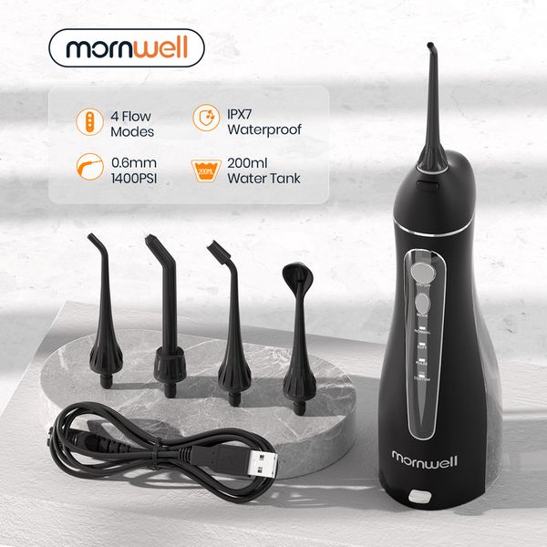 mornwell portable oral irrigator with travel bag water flosser usb rechargeable 5 nozzles water jet 200ml water tank waterproof 220607
mornwell portable oral irrigator with travel bag water flosser usb rechargeable 5 nozzles water jet 200ml water tank waterproof 220607