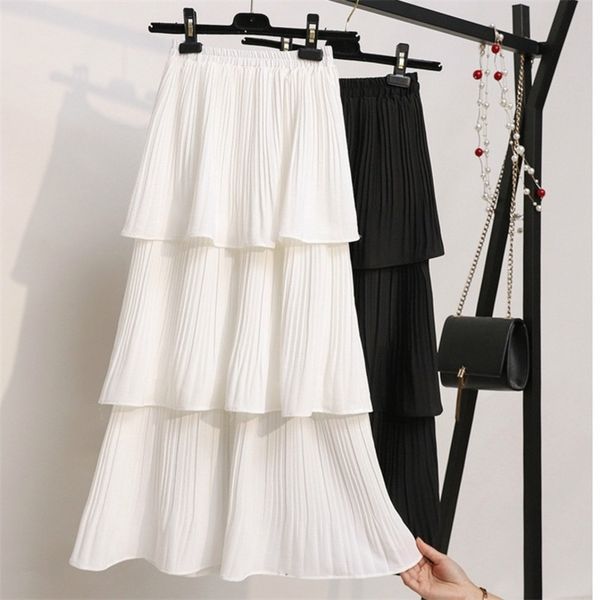 ewq spring sweet long soft layer skirt elastic waist princess ladies skirts chic lotus irregular leaf long skirts qv2 210311, Black
ewq spring sweet long soft layer skirt elastic waist princess ladies skirts chic lotus irregular leaf long skirts qv2 210311, Black