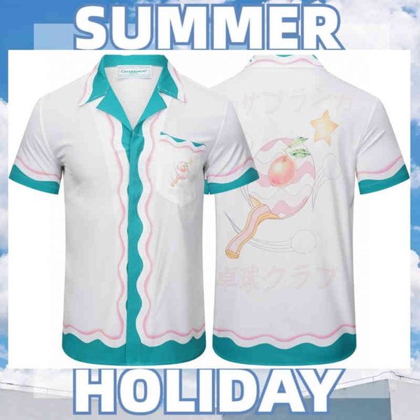 cqsq designer casual shirt tide brand casablanca short sleeve t-shirts palm tree print lapel sweatshirts summer cotton shirts men and women, White;black
cqsq designer casual shirt tide brand casablanca short sleeve t-shirts palm tree print lapel sweatshirts summer cotton shirts men and women, White;black