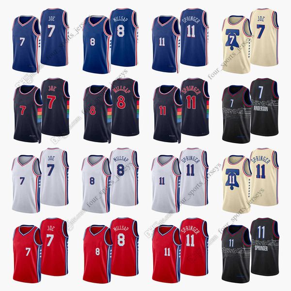 kaws print 2022 new city basketball jerseys 7 isaiah joe 8 paul millsap 11 jaden springer jersey size xs--xxl, Black;red
kaws print 2022 new city basketball jerseys 7 isaiah joe 8 paul millsap 11 jaden springer jersey size xs--xxl, Black;red