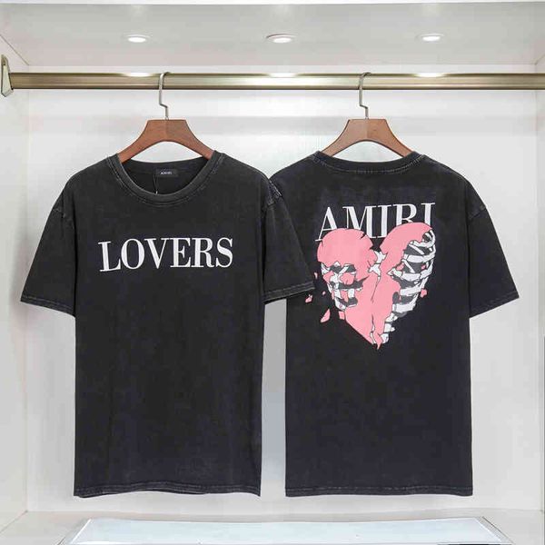 designer t shirts oversized men's high street old amirss short sleeve love letter print casual loose and women's t-shirt, White
designer t shirts oversized men's high street old amirss short sleeve love letter print casual loose and women's t-shirt, White