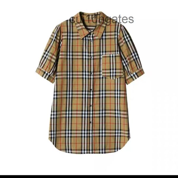 2022 designer b br t shirt boutique women's european station summer new vintage plaid shirt classic couple medium long short sleeve pla, White;black
2022 designer b br t shirt boutique women's european station summer new vintage plaid shirt classic couple medium long short sleeve pla, White;black