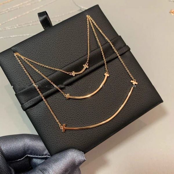 4s1b t family smile necklace 925 sterling silver plated 18k gold full diamond smooth face smile pendant net red clavicle chain, Black
4s1b t family smile necklace 925 sterling silver plated 18k gold full diamond smooth face smile pendant net red clavicle chain, Black