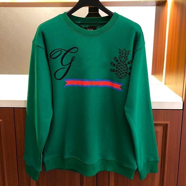 2022 spring summer men women green hoodie pinapple print crewneck big g luxury design fashion italy, Black
2022 spring summer men women green hoodie pinapple print crewneck big g luxury design fashion italy, Black