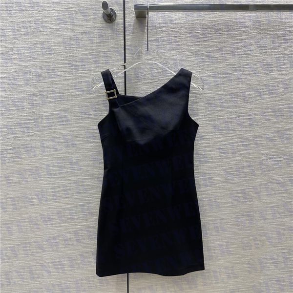 designer womens vest dresses with metal shoulder button sleeveless black skirts summer dress for party wedding nightclub, Black;gray
designer womens vest dresses with metal shoulder button sleeveless black skirts summer dress for party wedding nightclub, Black;gray