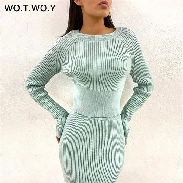 wotwoy knitted sweater and skirt two piece set women autumn slim fit crop women sweater skirts 2 piece sets womens outfits lj201125, White
wotwoy knitted sweater and skirt two piece set women autumn slim fit crop women sweater skirts 2 piece sets womens outfits lj201125, White