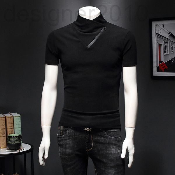 men's t-shirts designer autumn and winter 2020 men's personalized half high collar short sleeve t-shirt large thickened bottoming, White;black
men's t-shirts designer autumn and winter 2020 men's personalized half high collar short sleeve t-shirt large thickened bottoming, White;black