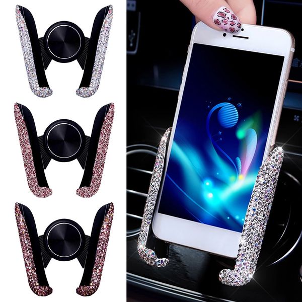 car phone holder women diamond crystal car air vent mount holder mobile phone holder stand in car bracket interior accessories
car phone holder women diamond crystal car air vent mount holder mobile phone holder stand in car bracket interior accessories