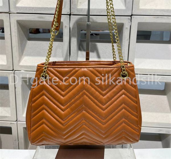 womens single-shoulder bags luxury designer handbag metal chain shoulder strap bag women's water ripple line thread classic double g to
womens single-shoulder bags luxury designer handbag metal chain shoulder strap bag women's water ripple line thread classic double g to