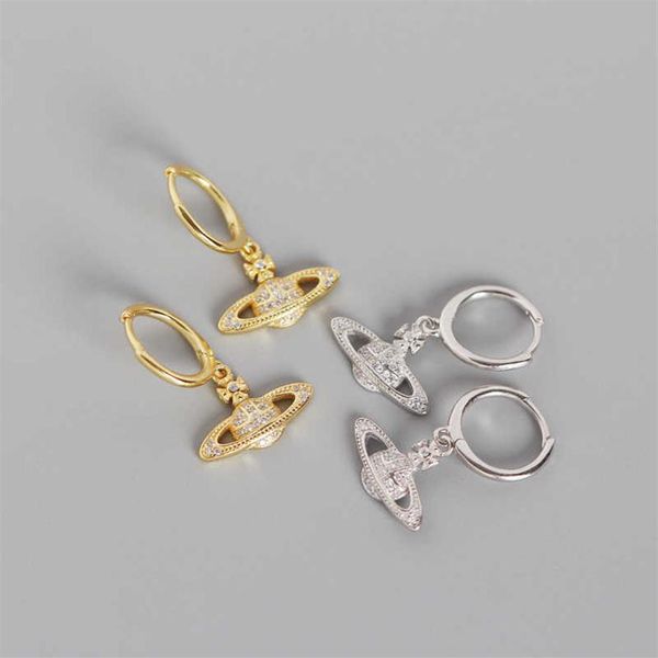 0138 light luxury planet silver ear buckle s925 sterling silver nis saturn inlaid versatile earrings270t, Golden
0138 light luxury planet silver ear buckle s925 sterling silver nis saturn inlaid versatile earrings270t, Golden