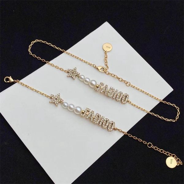 65% jewelry online store sale new letter full diamond pearl necklace net red recommended temperament women's bracelet set, Silver
65% jewelry online store sale new letter full diamond pearl necklace net red recommended temperament women's bracelet set, Silver