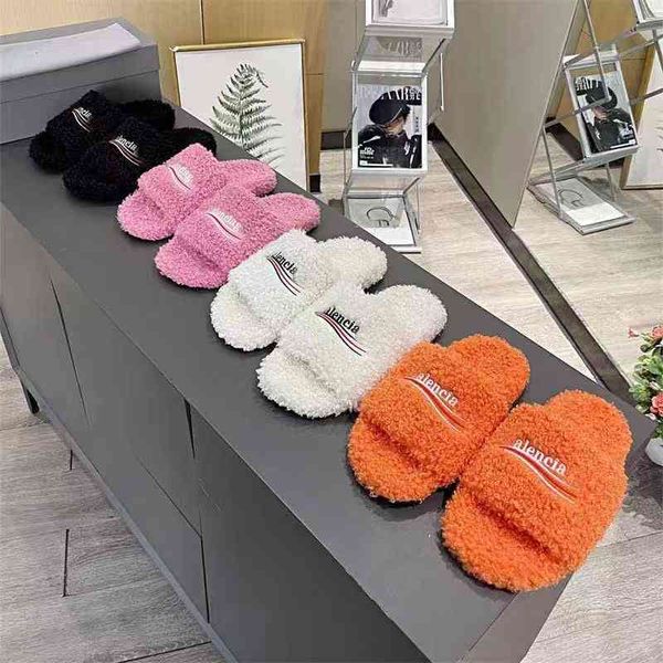 slippers paris b family woolen slippers women wear thick bottom autumn net red one letter embroidered lamb slippers~ s874, Black
slippers paris b family woolen slippers women wear thick bottom autumn net red one letter embroidered lamb slippers~ s874, Black