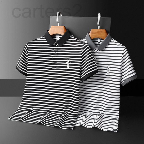 men's t-shirts designer 2022 new summer men's half sleeve rest fashion polo shirt lapel slim fit stripe embroidered youth short t-, White;black
men's t-shirts designer 2022 new summer men's half sleeve rest fashion polo shirt lapel slim fit stripe embroidered youth short t-, White;black