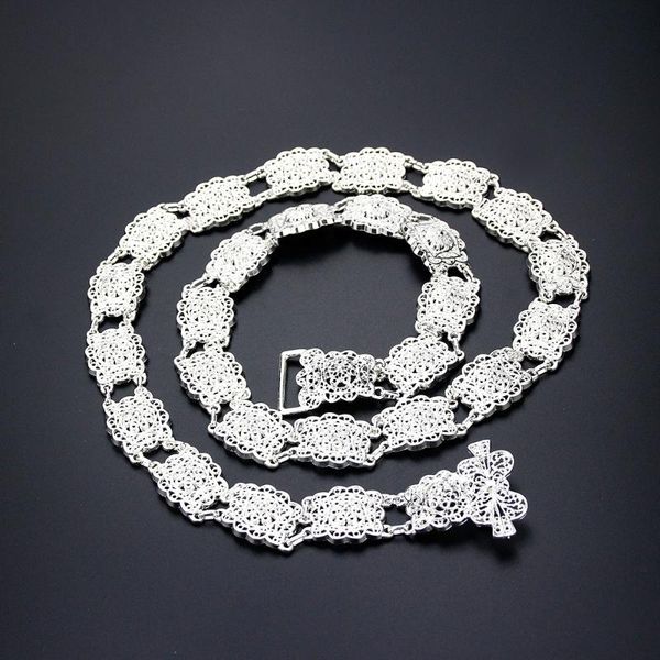 jewelry 2022 sunspicems gold silver color algeria morocco belt for women wedding dess caftan waist chain flower buckle body, Slivery;golden
jewelry 2022 sunspicems gold silver color algeria morocco belt for women wedding dess caftan waist chain flower buckle body, Slivery;golden