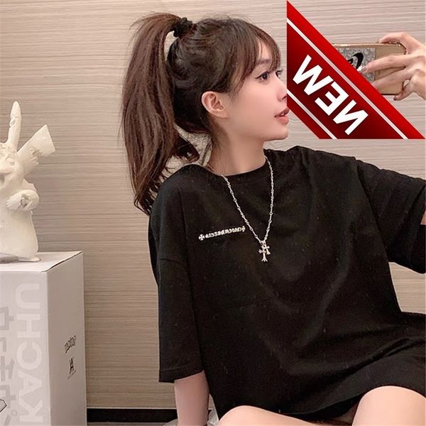 ch crow 2022 spring summer new couple short sleeve ins women t-shirt letter print luo, White;black
ch crow 2022 spring summer new couple short sleeve ins women t-shirt letter print luo, White;black