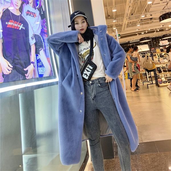 winter faux rabbit fur coat women winter long coat lady loose plush coat hooded female thick warm faux fur jacket pink overcoats lj201204, Black
winter faux rabbit fur coat women winter long coat lady loose plush coat hooded female thick warm faux fur jacket pink overcoats lj201204, Black