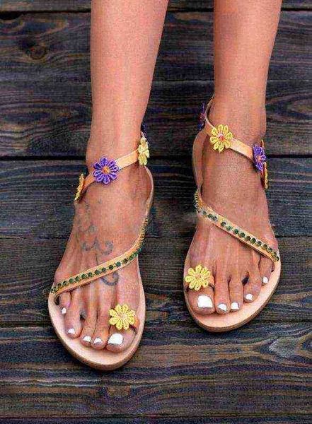 summer women's sandals fashion flat bottomed casual beach shoes flower foreign trade large european and american set refers to versatil, Black
summer women's sandals fashion flat bottomed casual beach shoes flower foreign trade large european and american set refers to versatil, Black