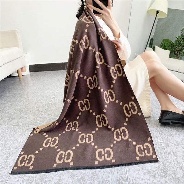 new coffee color winter warm scarf women's foreign style ele thick cashmere like shawl jacquard fleece scarf, Blue;gray
new coffee color winter warm scarf women's foreign style ele thick cashmere like shawl jacquard fleece scarf, Blue;gray