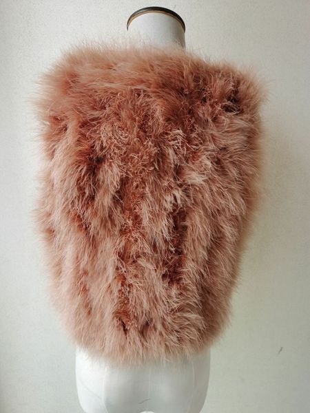women's real ostrich feather fur vest coat shawls lady winter warm waistcoat brown, Blue;gray
women's real ostrich feather fur vest coat shawls lady winter warm waistcoat brown, Blue;gray