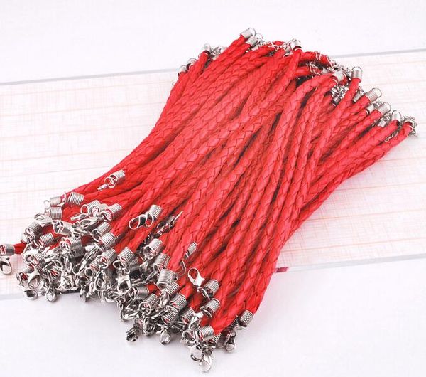 leather braided charm chain bracelets love for bead lobster clasp link chains 21colors 20+5cm sy222, Silver
leather braided charm chain bracelets love for bead lobster clasp link chains 21colors 20+5cm sy222, Silver