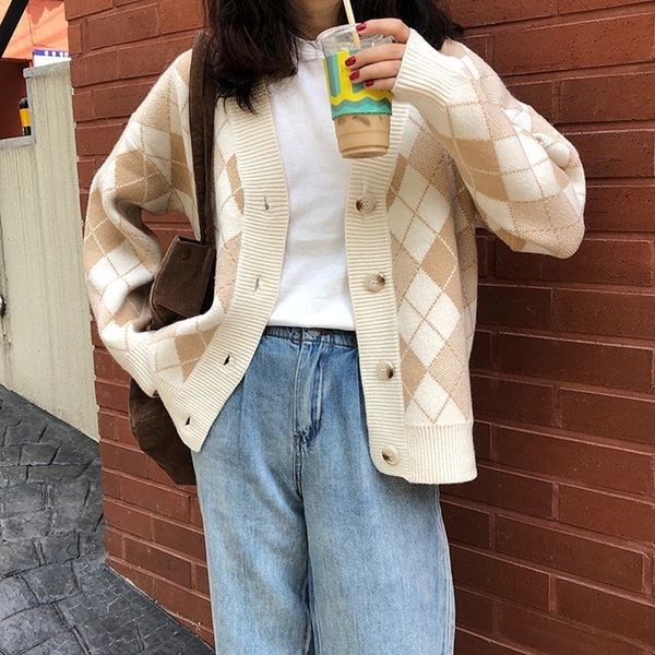 2 colors autumn korean style color patchwork rabbit fur soft v neck plaid knittd cardigans womens sweaters womens f1413 y200910, White;black
2 colors autumn korean style color patchwork rabbit fur soft v neck plaid knittd cardigans womens sweaters womens f1413 y200910, White;black