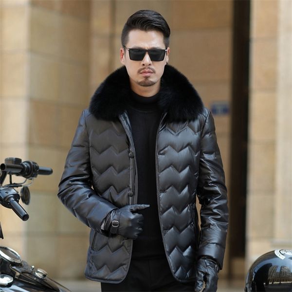 winter jacket mens leather jacket fo fur collar business solid duck down mens faux fur coats plus size m-4xl 201128, Black
winter jacket mens leather jacket fo fur collar business solid duck down mens faux fur coats plus size m-4xl 201128, Black