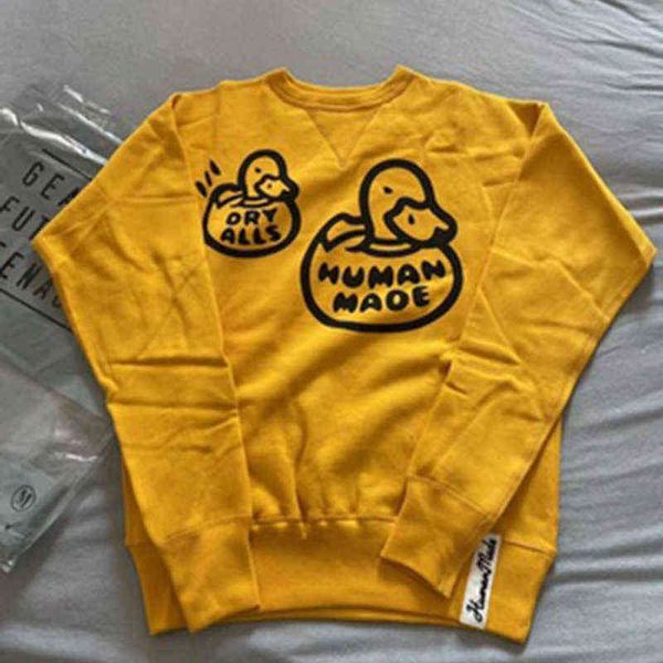 human made yellow sweatshirt men women casual cartoon duck human made couple pullover t220726, Black
human made yellow sweatshirt men women casual cartoon duck human made couple pullover t220726, Black