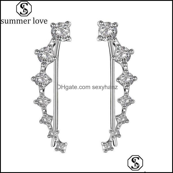 ear cuff earrings jewelry 7 crystals cuffs hoop climber cubic zirconia u type clips for women girls valentines day j dhnhd, Silver
ear cuff earrings jewelry 7 crystals cuffs hoop climber cubic zirconia u type clips for women girls valentines day j dhnhd, Silver